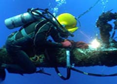 diver training courses at the professional diving academy